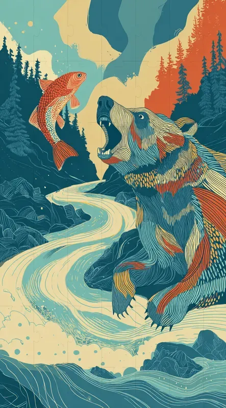 Scandinavian Doodle Art