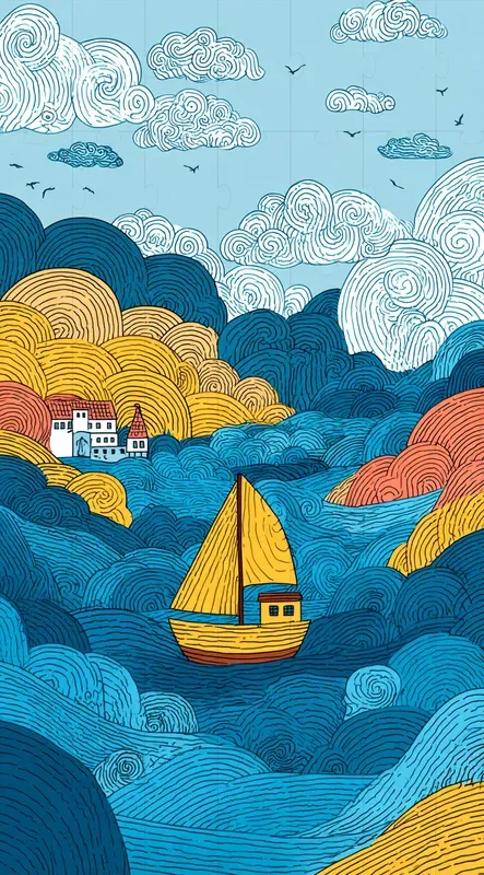 Scandinavian Doodle Art