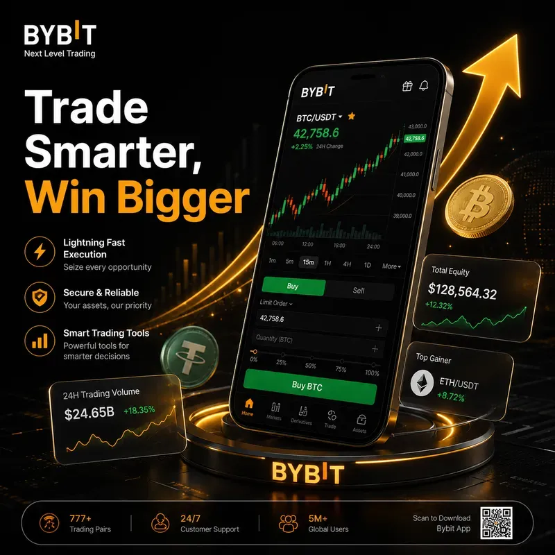 3D Crypto Trading App Posters