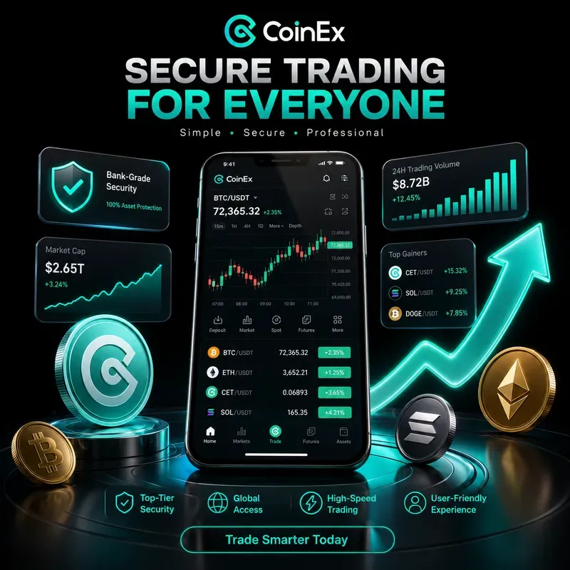 3D Crypto Trading App Posters