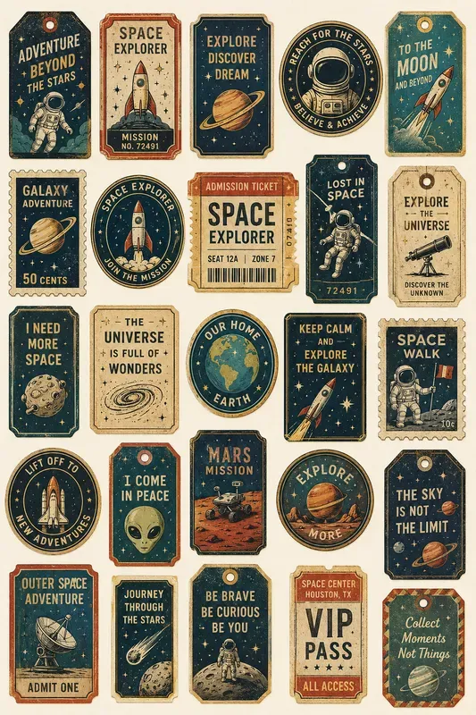 Vintage Adventure Memory Cards