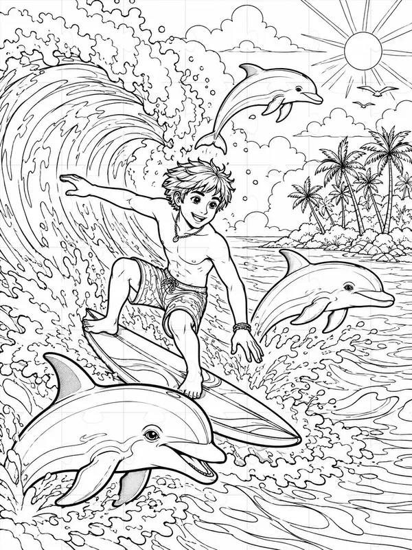Summer Coloring Pages