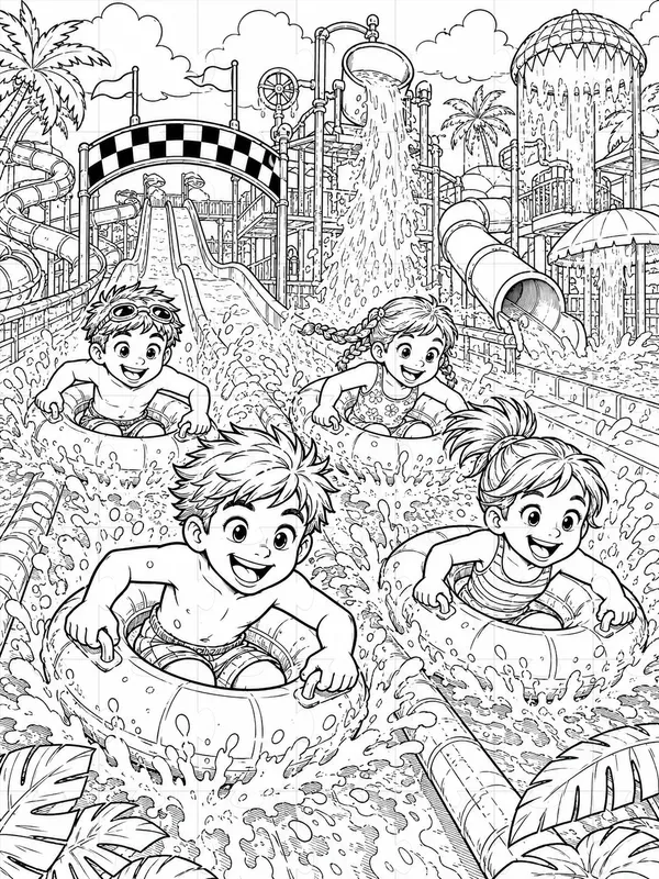 Summer Coloring Pages