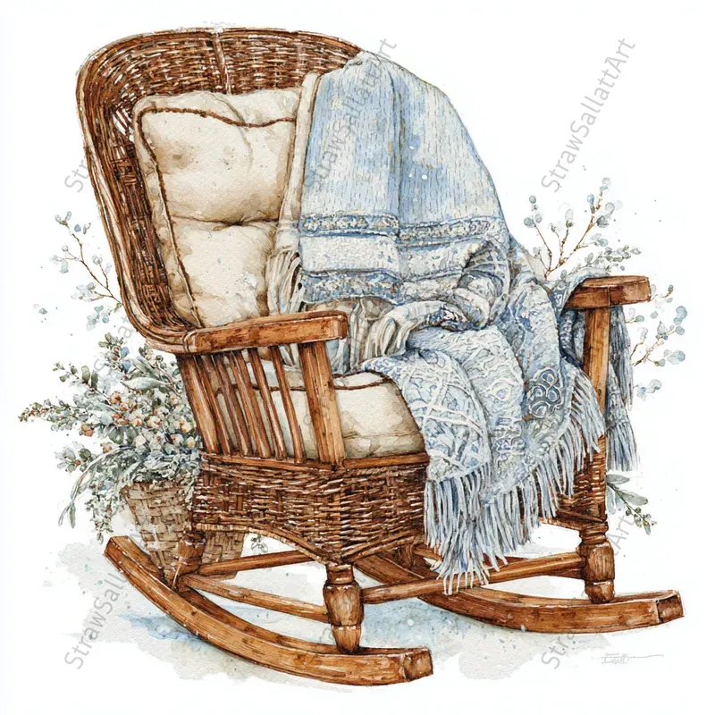 Viral Winter Vintage Watercolor Cliparts