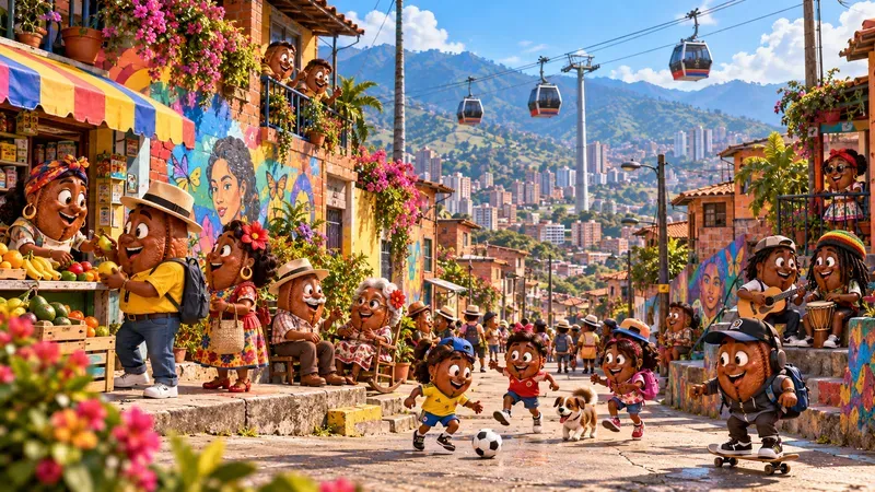Colombian Bean Scenes