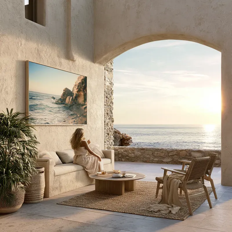 Coastal Terrace Escape Photography