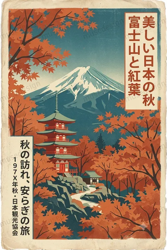 Authentic Vintage Japanese Poster Engines