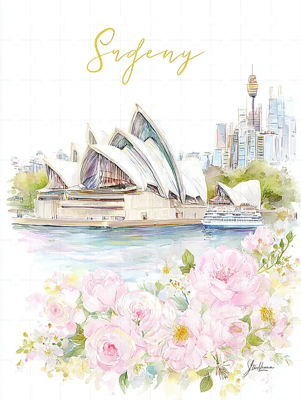 Viral Travel City Poster Illustrations