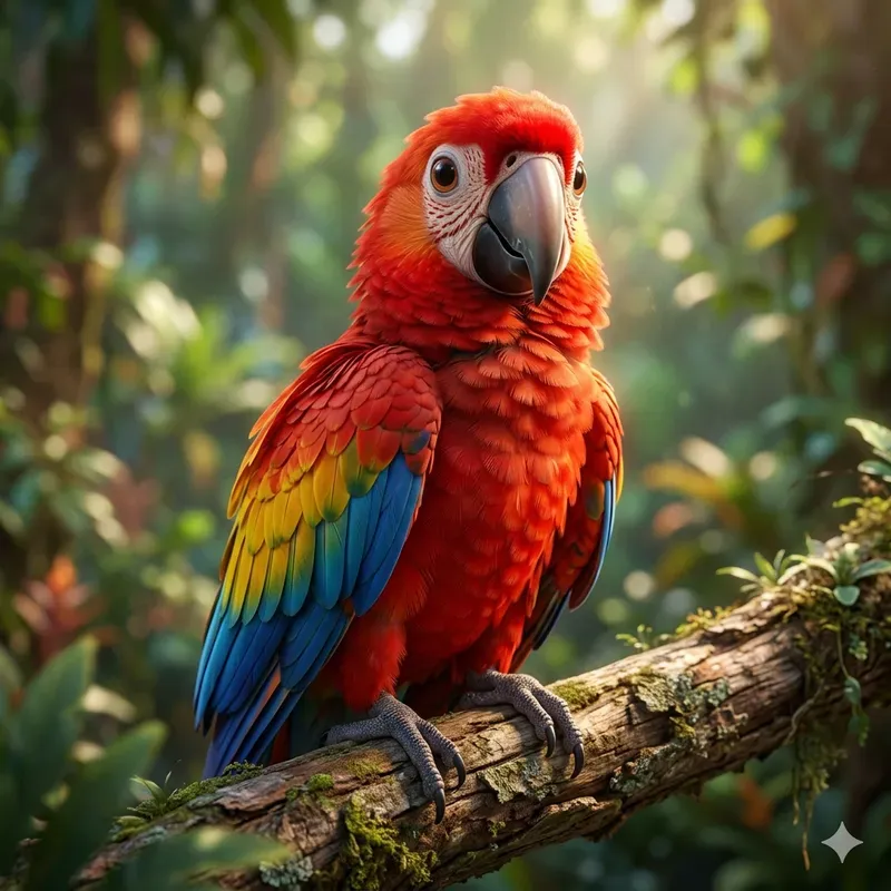 3D Pixar Style Cute Bird Characters 4K