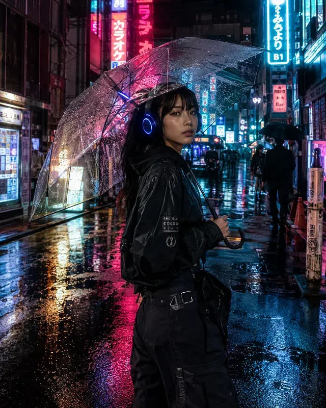 Cyberpunk Neon Streetwear
