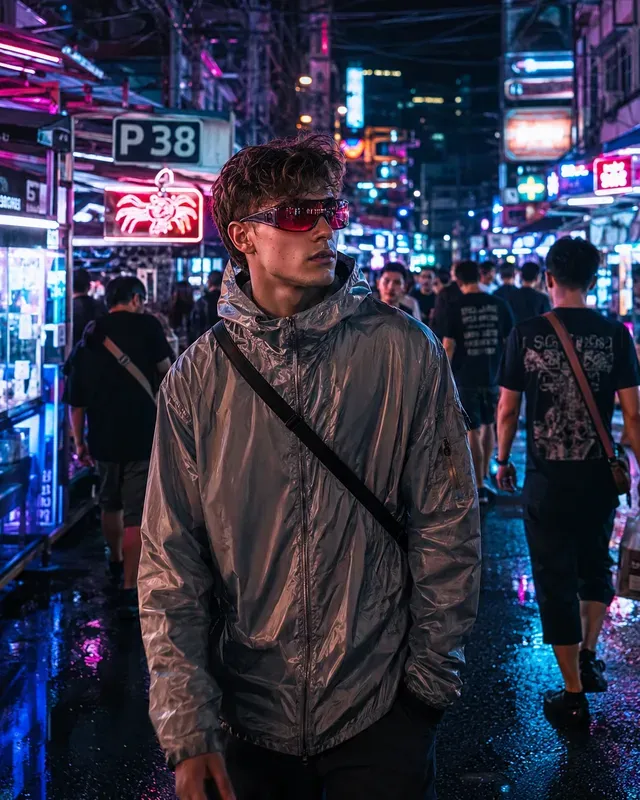 Cyberpunk Neon Streetwear