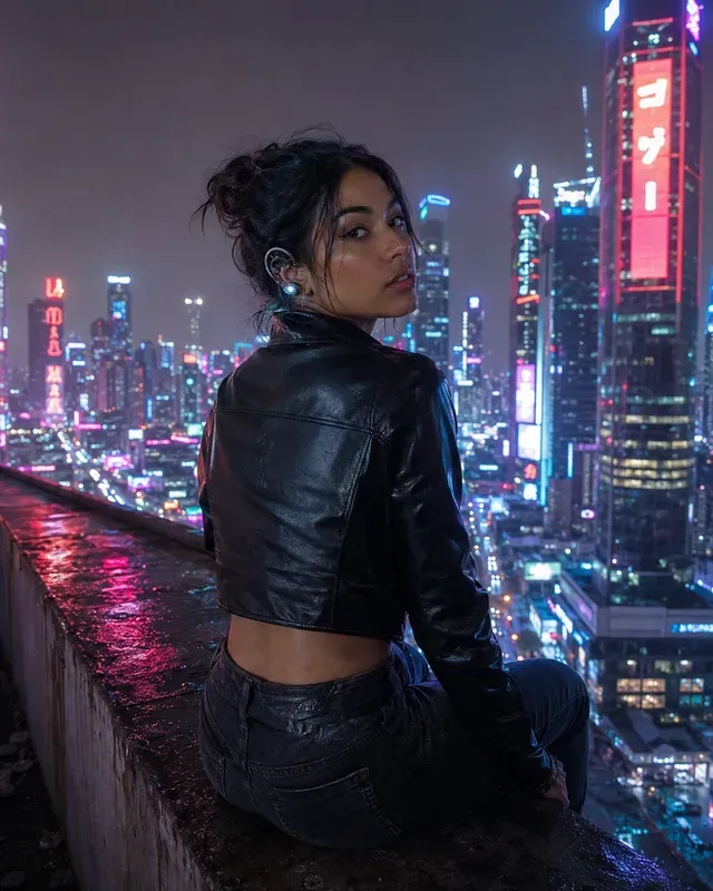 Cyberpunk Neon Streetwear