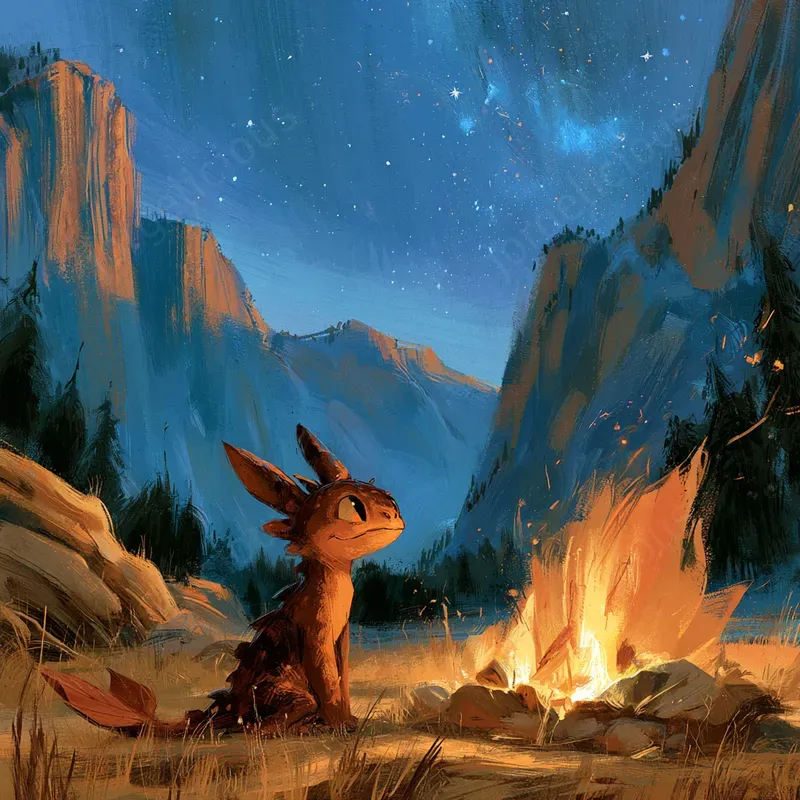 Cinematic Storybook Illustrations