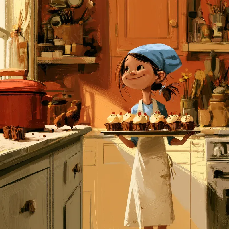 Cinematic Storybook Illustrations
