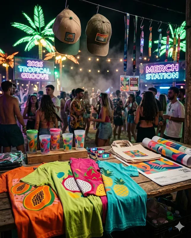 Festival Merch Campaign Visuals