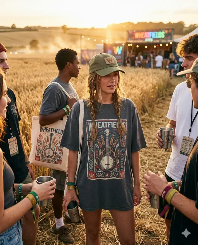 Festival Merch Campaign Visuals