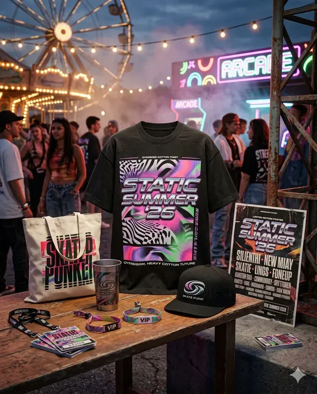 Festival Merch Campaign Visuals