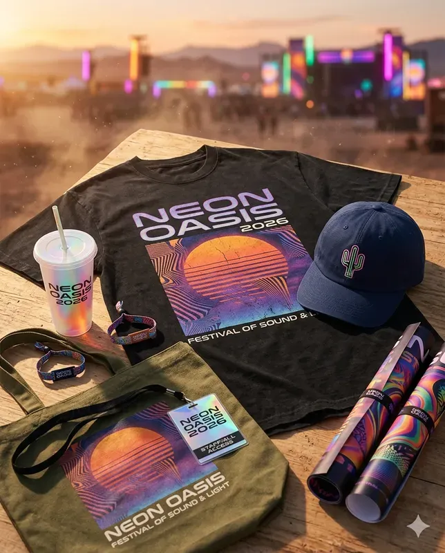 Festival Merch Campaign Visuals