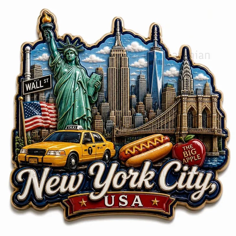 Tourist Fridge Magnet Souvenirs