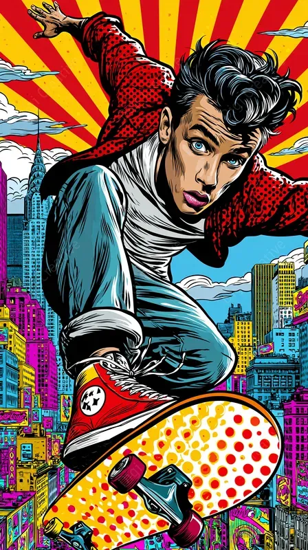 Retro Synthwave Pop Art Posters