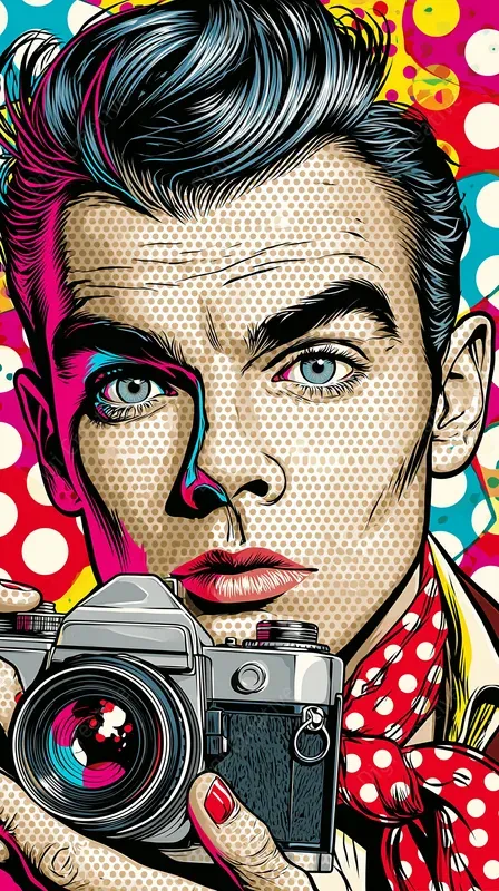 Retro Synthwave Pop Art Posters