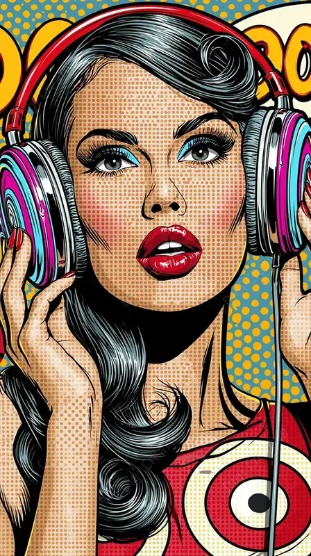 Retro Synthwave Pop Art Posters