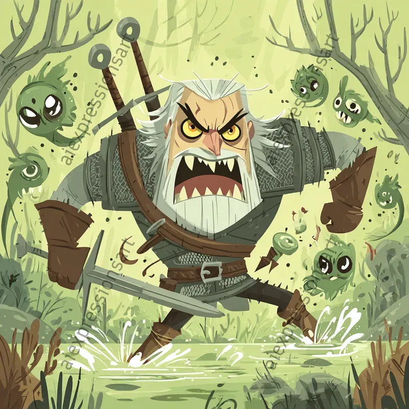 Retro RPG Character Caricatures