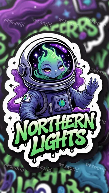 Logo Graffiti Urban Stickers Cannabis