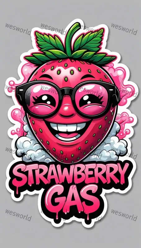 Logo Graffiti Urban Stickers Cannabis