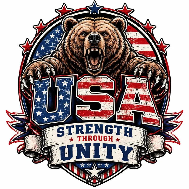 Patriotic Sticker Design Generator