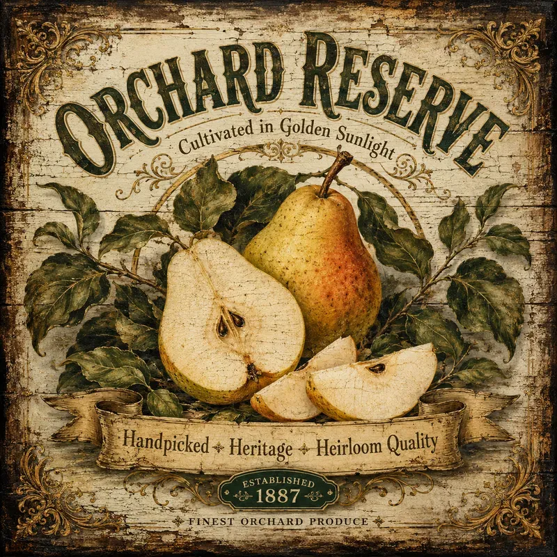 Luxury Orchard Harvest Vintage Signs