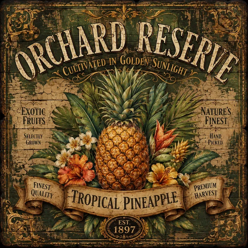 Luxury Orchard Harvest Vintage Signs