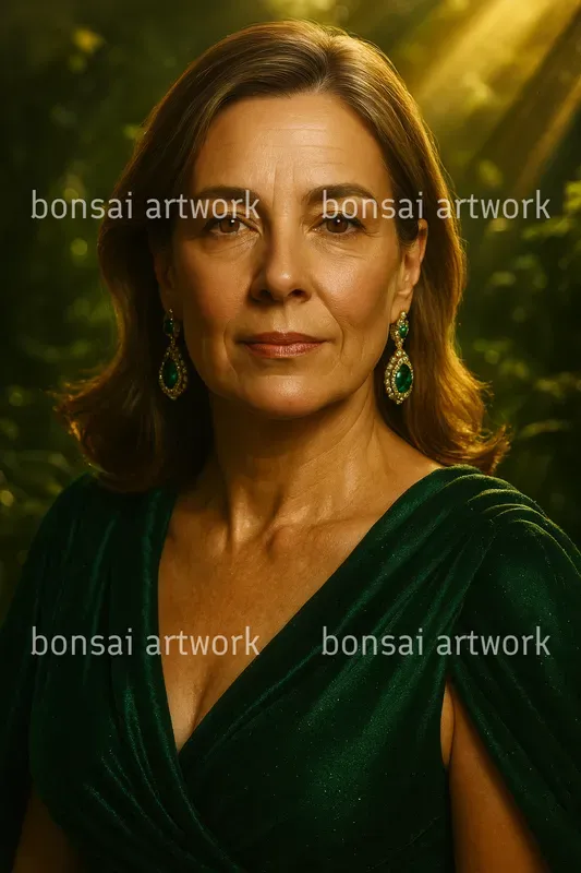 Luxury Perfume Ad Portraits