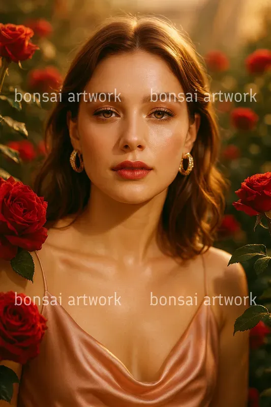 Luxury Perfume Ad Portraits