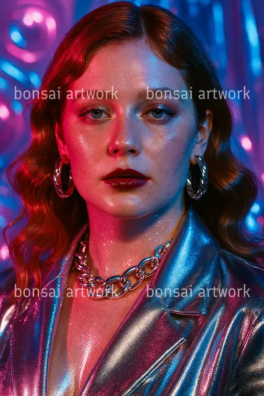 Luxury Perfume Ad Portraits