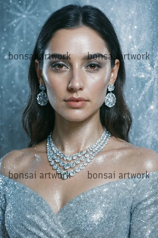 Luxury Perfume Ad Portraits