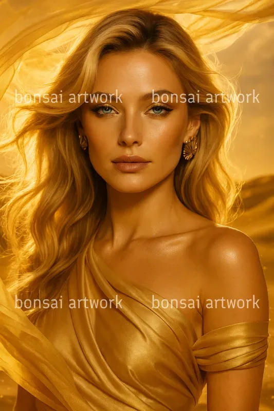 Luxury Perfume Ad Portraits
