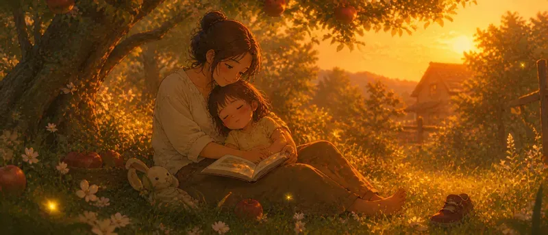 Cinematic Childhood Memory Illustrations
