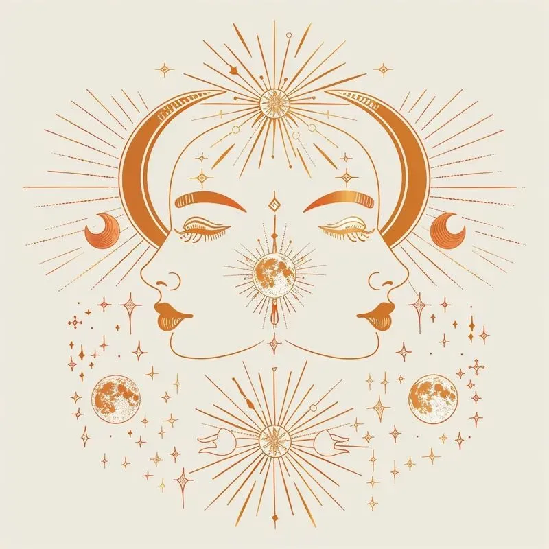 Boho Zodiac Symbol Illustrations