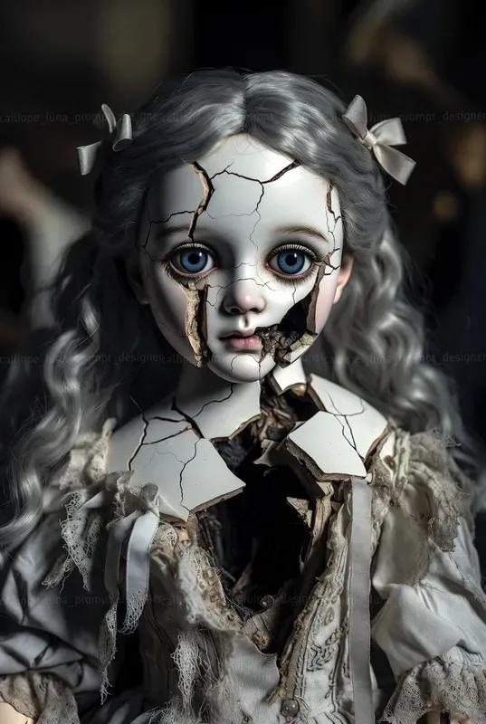 Porcelain Shatter Portraits