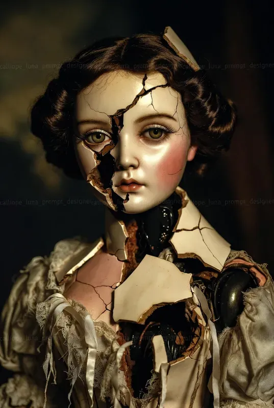 Porcelain Shatter Portraits