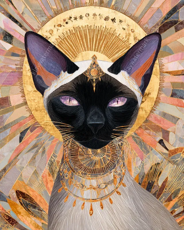 Mystical Celestial Art Deco