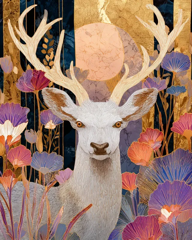 Mystical Celestial Art Deco