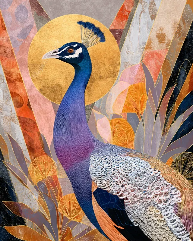 Mystical Celestial Art Deco