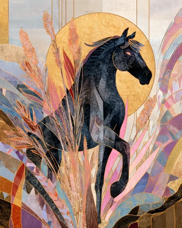 Mystical Celestial Art Deco