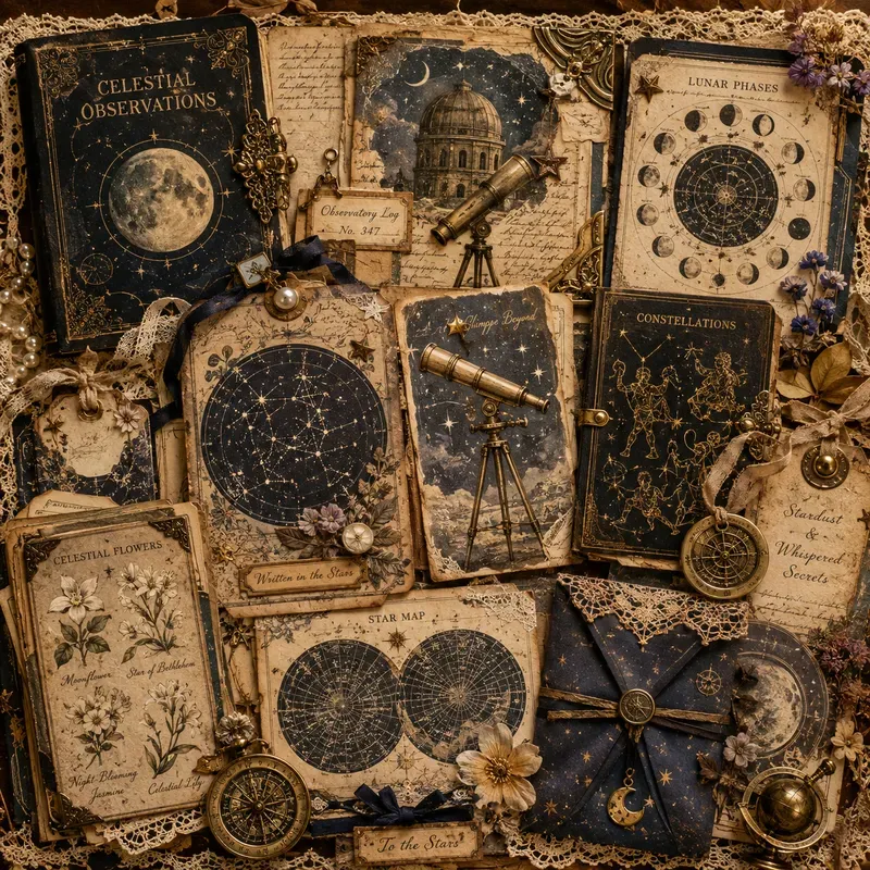 Vintage Journal Collage Kits