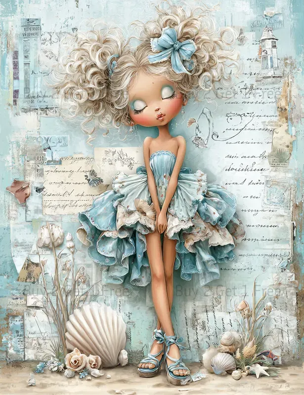 Alice In Seaside World Junk Journals