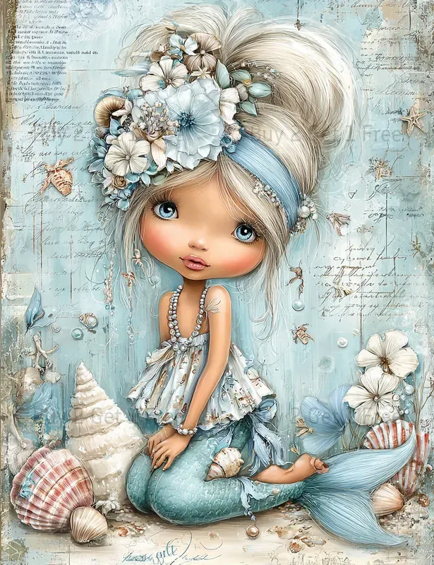 Alice In Seaside World Junk Journals