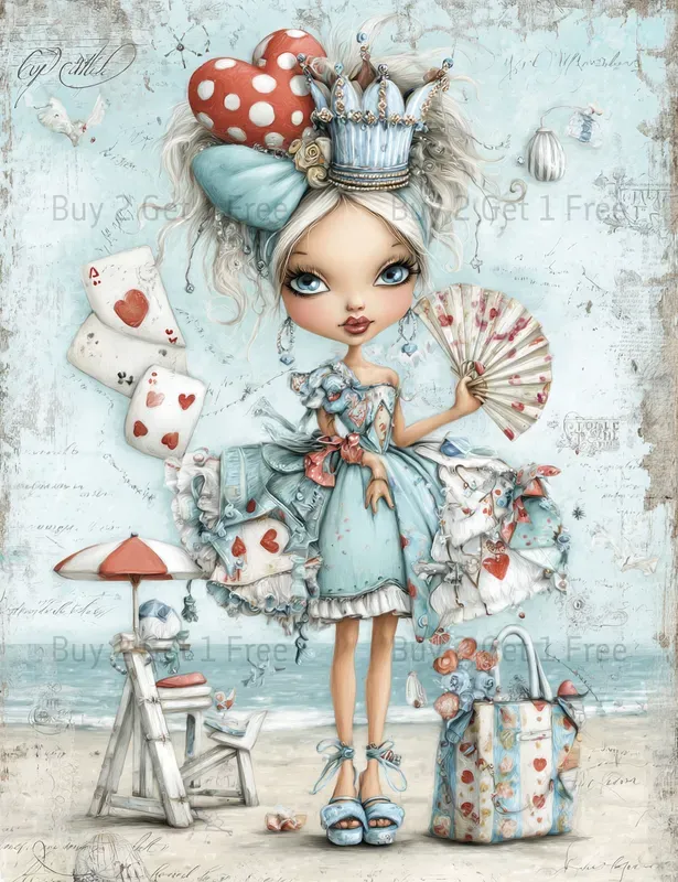 Alice In Seaside World Junk Journals