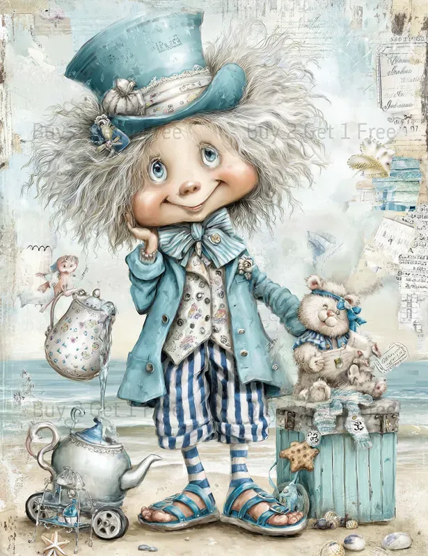 Alice In Seaside World Junk Journals